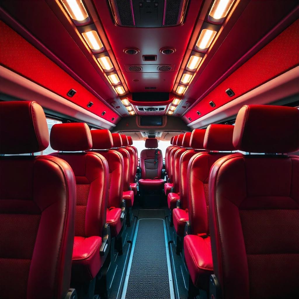 bus rental dubai interiors