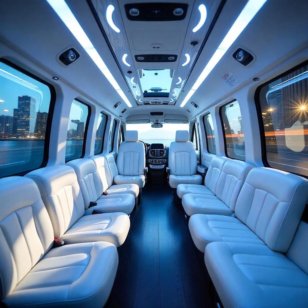 bus rental dubai interiors