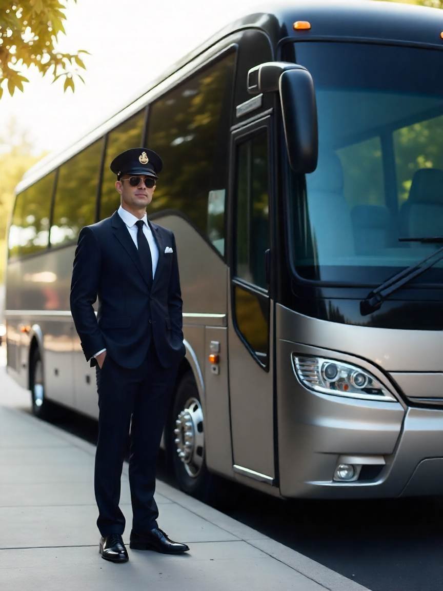 Professional Chauffeur Bus Service Dubai