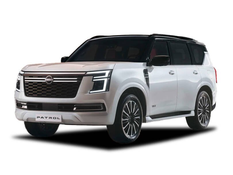 white nisan petrol for chauffeur service sharjah