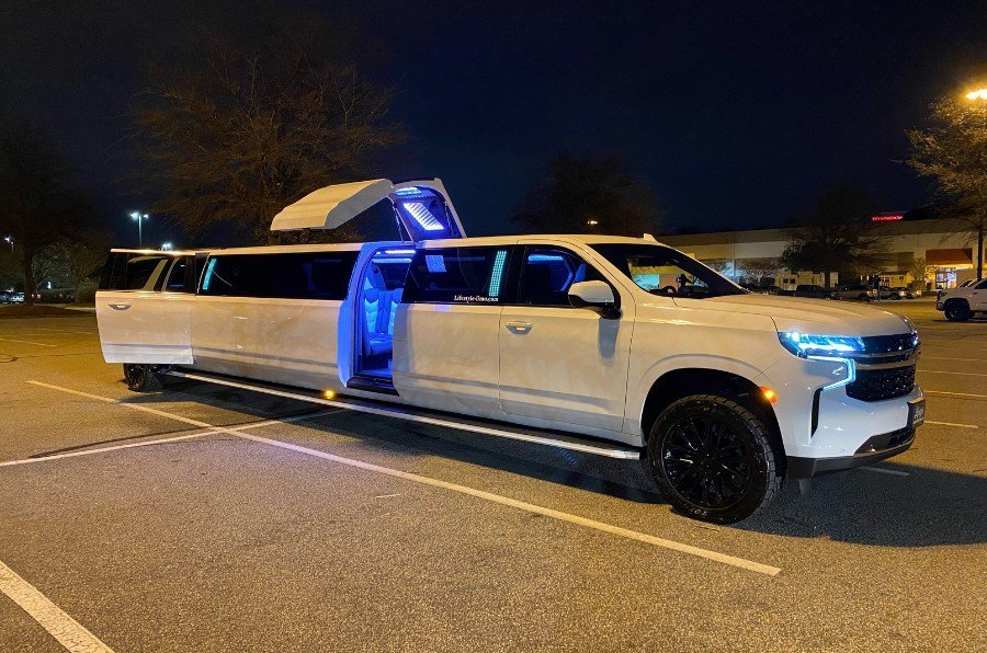 Suburban Limousine White