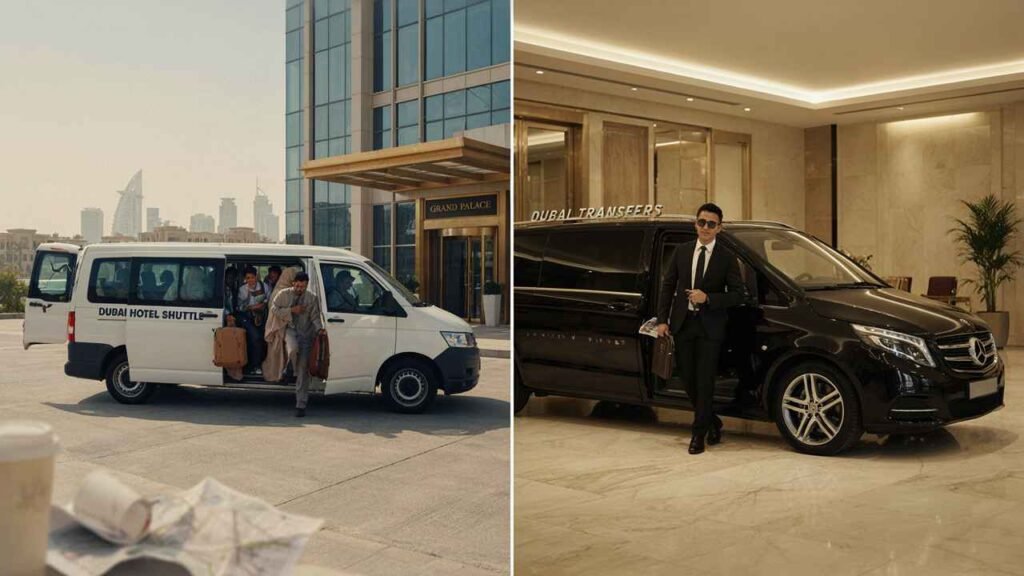 Hotel shuttles in Dubai compared with private chauffeur service