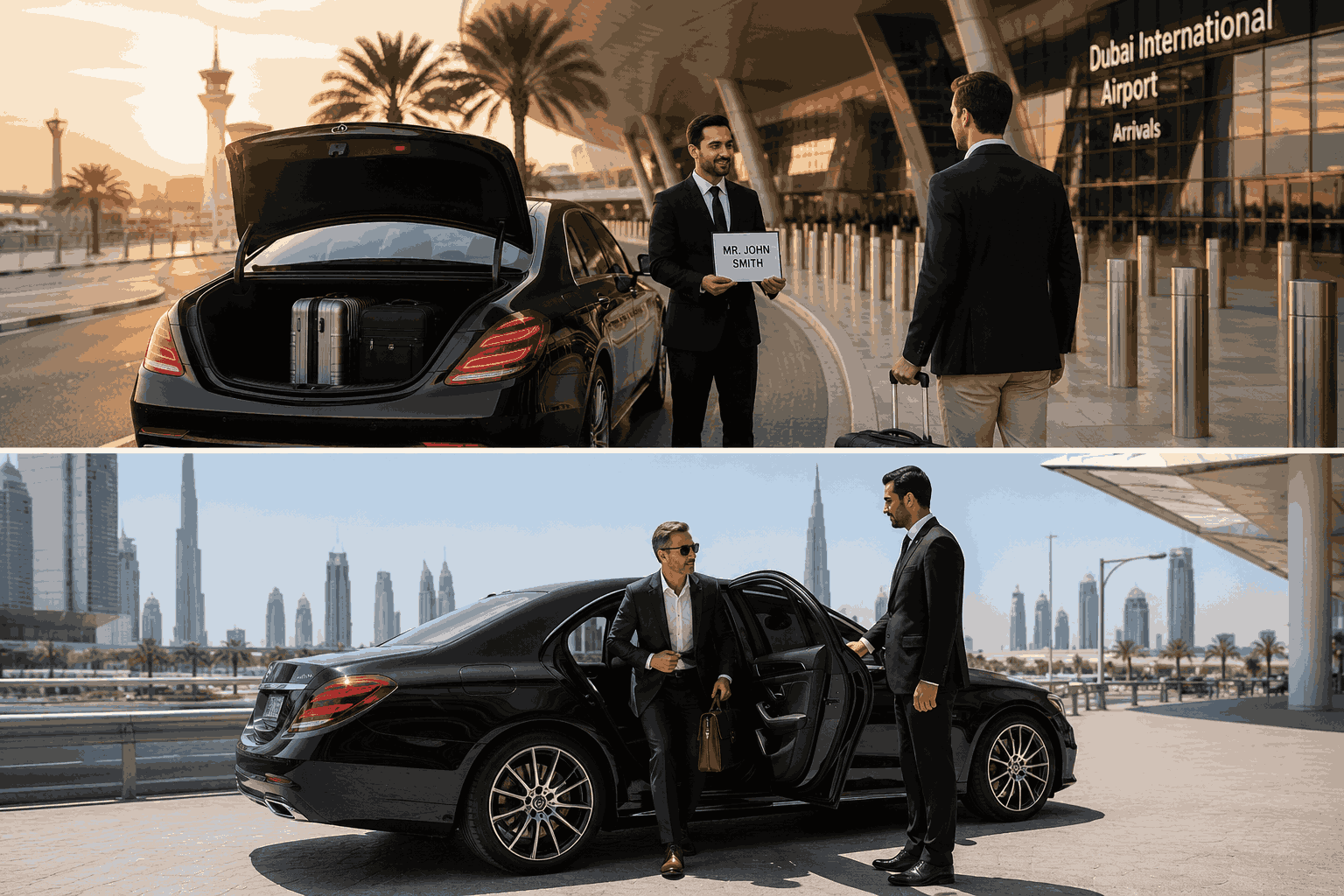 Airport arrival and departure services in Dubai
