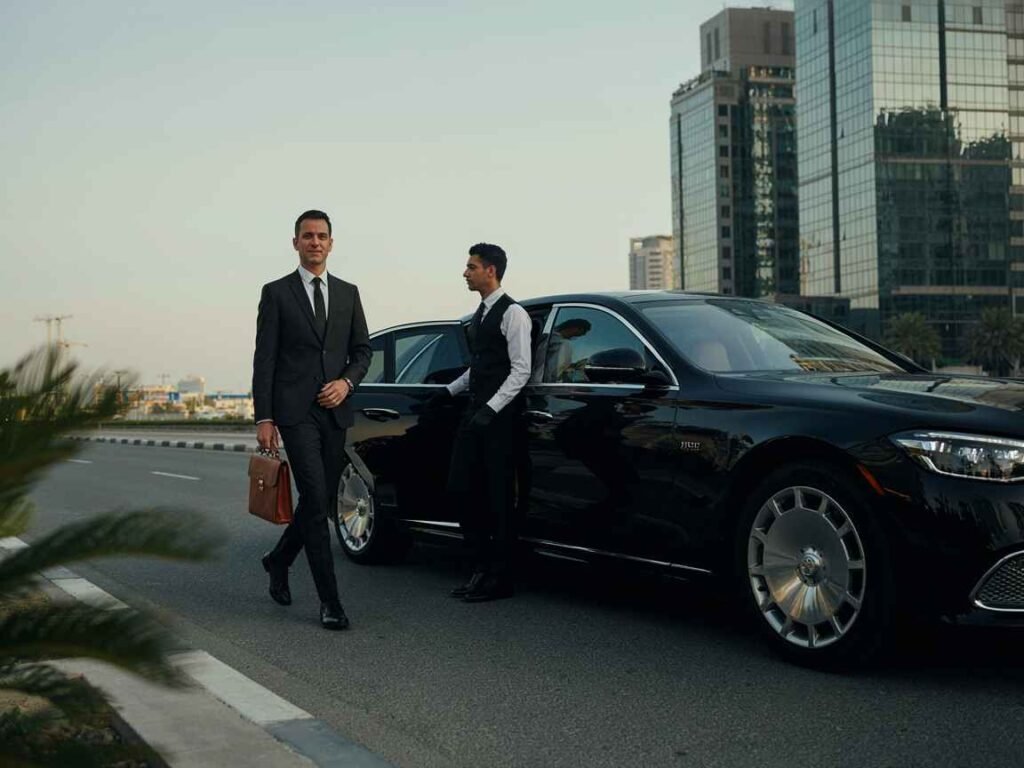 Weekly chauffeur services in Dubai for high-net-worth clients with luxury Mercedes-Benz