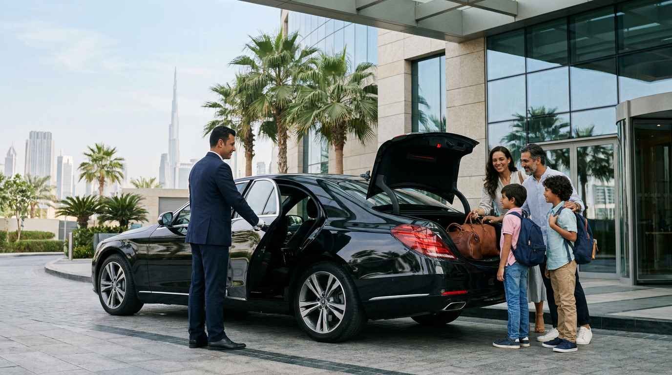 Chauffeur service instead of self-driving in Dubai