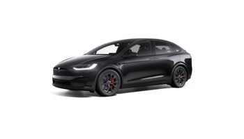 Hire black Tesla Model X 2025 in Dubai With Chauffeur Service | CCh Dubai