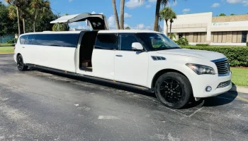 INFINITI Atlantis White Limousine Chauffeur Service