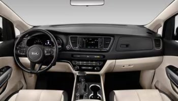 kia sedona interior steering view image