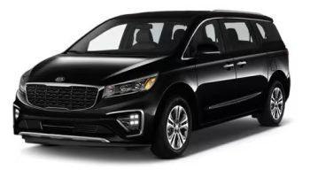 black kia sedona for rent in dubai