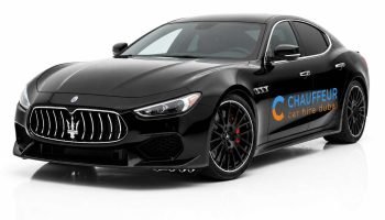 black Mesarati Ghibli 2026 chauffeur service dubai
