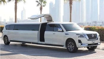 Hire Chauffeur Driven Nissan Patrol Limousine 2026 In Dubai